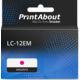Druckerpatrone kompatibel mit Brother LC-12EM - Magenta