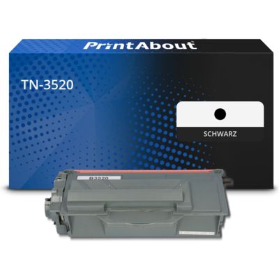 Toner kompatibel mit Brother TN-3520 - Schwarz - Extra hohe Kapazität