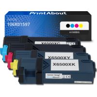Toner kompatibel mit Xerox 106R01597 - 4-farbig - Multipack