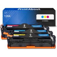 Toner kompatibel mit HP 128A (CF371AM) - 3-farbig - Multipack