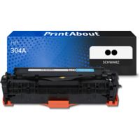 Toner kompatibel mit HP 304A (CC530AD) - 2x Schwarz - Multipack