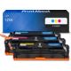 Toner kompatibel mit HP 125A (CF373AM) - 3-farbig - Multipack