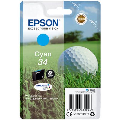 Epson 34 (C13T34624010) - Cyan - Druckerpatrone