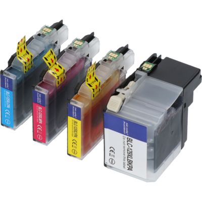 Druckerpatrone kompatibel mit Brother LC-129XLVALBP - 4-farbig - Hohe Kapazität - Multipack