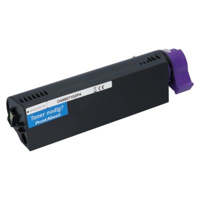 Toner kompatibel mit OKI 45807102 - Schwarz