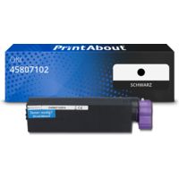 Toner kompatibel mit OKI 45807102 - Schwarz