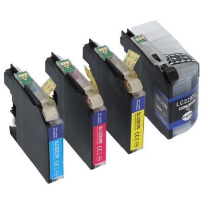 Druckerpatrone kompatibel mit Brother LC-229XLVALBP - 4-farbig - Extra hohe Kapazität - Multipack