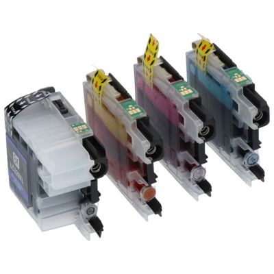 Druckerpatrone kompatibel mit Brother LC-229XLVALBP - 4-farbig - Extra hohe Kapazität - Multipack