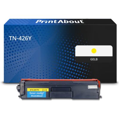 Toner kompatibel mit Brother TN-426Y - Gelb - Extra hohe Kapazität