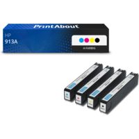 Druckerpatrone kompatibel mit HP 913A (L0R95AE) - 4-farbig - Multipack