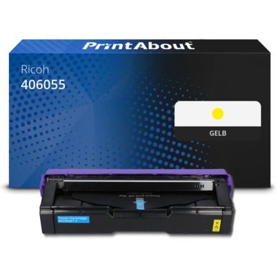 Toner kompatibel mit Ricoh 406055 (406106) - Gelb