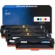 Toner kompatibel mit HP 203X (CF540X) - 4-farbig - Hohe Kapazität - Multipack