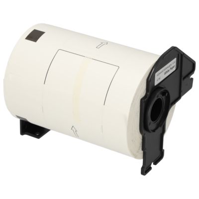 Etikettenrolle kompatibel mit Brother DK-11241 - (102 mm x 152  mm) - Schwarz auf weiß