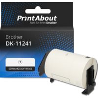 Etikettenrolle kompatibel mit Brother DK-11241 - (102 mm x 152  mm) - Schwarz auf weiß