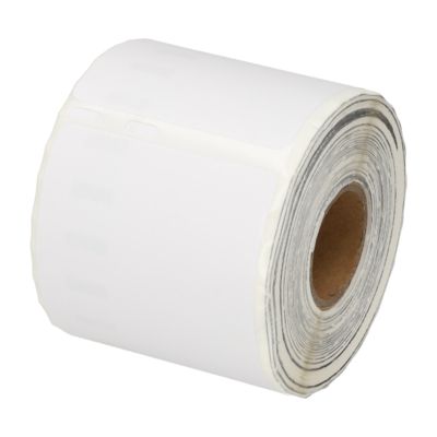 Etikettenrolle kompatibel mit Dymo 99015 - (54 mm x 70  mm) - Schwarz auf weiß