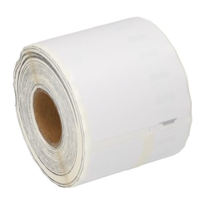 Etikettenrolle kompatibel mit Dymo 99015 - (54 mm x 70  mm) - Schwarz auf weiß