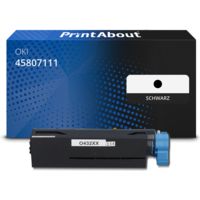 Toner kompatibel mit OKI 45807111 - Schwarz