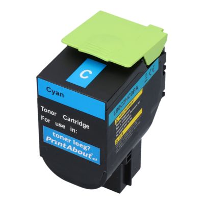 Toner kompatibel mit Lexmark 80C2HC0 (802HC) - Cyan - Hohe Kapazität