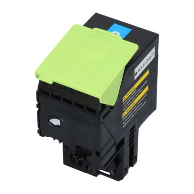 Toner kompatibel mit Lexmark 80C2HC0 (802HC) - Cyan - Hohe Kapazität
