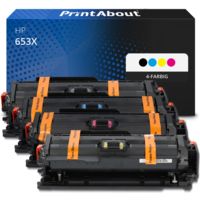 Toner kompatibel mit HP 653X (CF320X) - 4-farbig - Hohe Kapazität - Multipack
