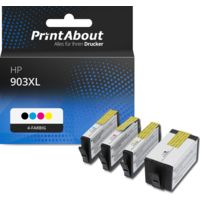 Druckerpatrone kompatibel mit HP 903XL (3HZ51AE) - 4-Farben - Multipack