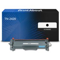 Toner kompatibel mit Brother TN-2420 - Schwarz - Hohe Kapazität