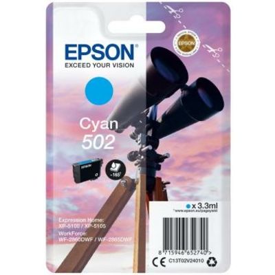 Epson 502 (C13T02V24010) - Cyan - Druckerpatrone