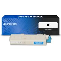 Toner kompatibel mit OKI 46490608 - Schwarz