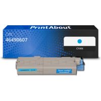Toner kompatibel mit OKI 46490607 - Cyan