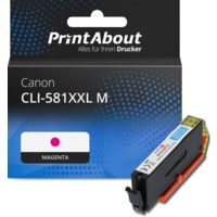 Druckerpatrone kompatibel mit Canon CLI-581XXL M - Magenta - Extra hohe Kapazität