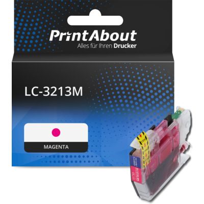 Druckerpatrone kompatibel mit Brother LC-3213M - Magenta - Hohe Kapazität
