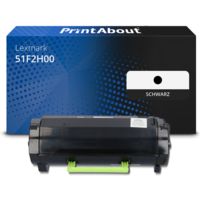 Toner kompatibel mit Lexmark 51F2H00 (512H) - Schwarz - Hohe Kapazität