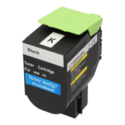 Toner kompatibel mit Lexmark 71B20K0 - Schwarz
