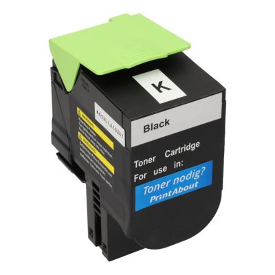 Toner kompatibel mit Lexmark 71B20K0 - Schwarz
