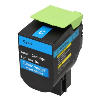 Toner kompatibel mit Lexmark 71B20C0 - Cyan