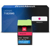 Toner kompatibel mit Lexmark 71B20M0 - Magenta