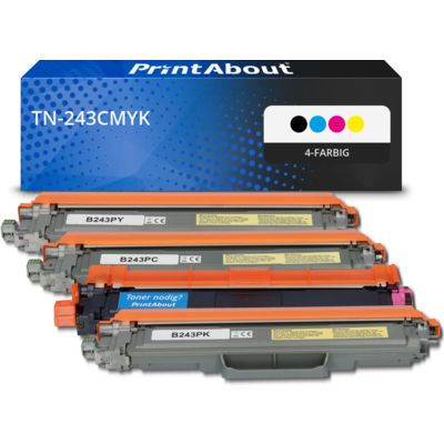 Toner kompatibel mit Brother TN-243CMYK - 4-Farben - Multipack