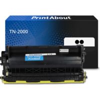 Toner kompatibel mit Brother TN-2000 - 2x Schwarz- Extra hoher Kapazität - Multipack
