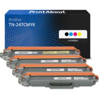 Toner kompatibel mit Brother TN-247CMYK - 4-Farben - Multipack