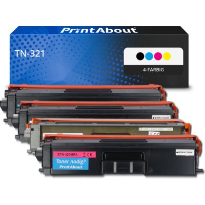 Toner kompatibel mit Brother TN-321 - 4-farbig - Multipack