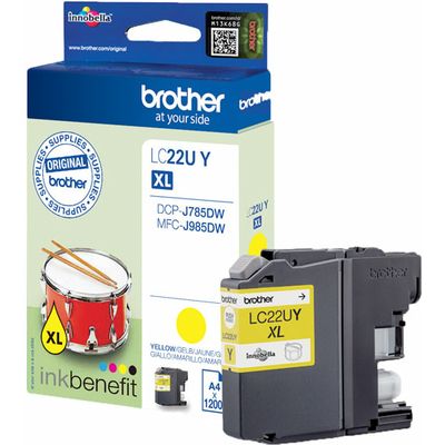 Brother LC-22UY XL - Gelb - Druckerpatrone - Hohe Kapazität