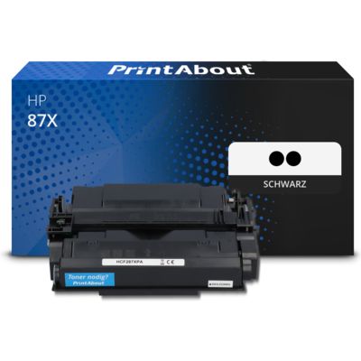 Toner kompatibel mit HP 87X (CF287X) - 2x Schwarz - Extra hohe Kapazität - Multipack