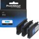 Druckerpatrone kompatibel mit HP 711 (CZ134A) - 3x Cyan - Multipack