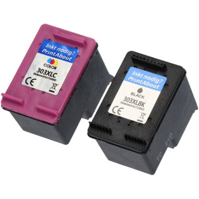 Druckerpatrone kompatibel mit HP 303XL (3YN10AE) - Schwarz + 3 Farben - Hohe Kapazität - Multipack