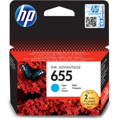 HP 655 (CZ110AE) - Cyan - Druckerpatrone