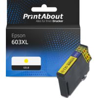 Druckerpatrone kompatibel mit Epson 603XL (C13T03A44010) - Gelb - Hohe Kapazität
