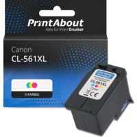 Druckerpatrone kompatibel mit Canon CL-561XL - 3-farbig - Extra Hoher Kapazität