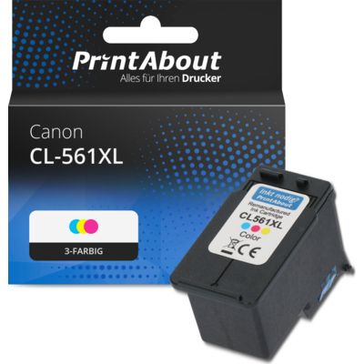 Druckerpatrone kompatibel mit Canon CL-561XL - 3-farbig - Extra Hoher Kapazität