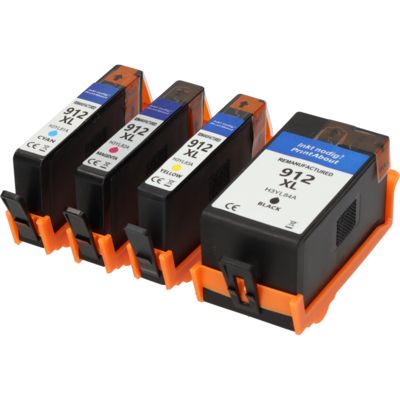Druckerpatrone kompatibel mit HP 912XL (3YP34AE) - 4-farbig - Multipack