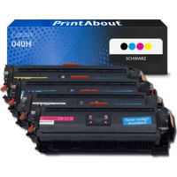 Toner kompatibel mit Canon 040H - Schwarz - Multipack